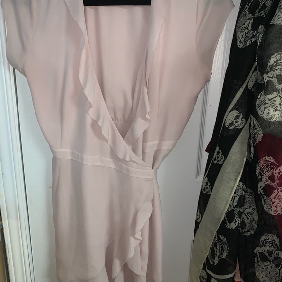 ARITZIA SUNDAYS BEST WRAP DRESS IN COLOUR SAVOY - Picture 2 of 4